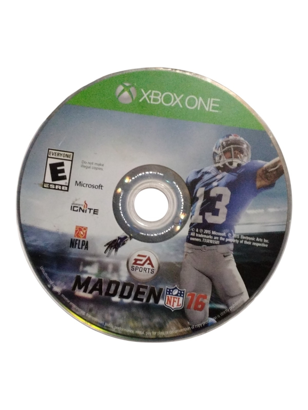 Microsoft Xbox One Madden NFL 16 Video Game Disc - Green/Blue